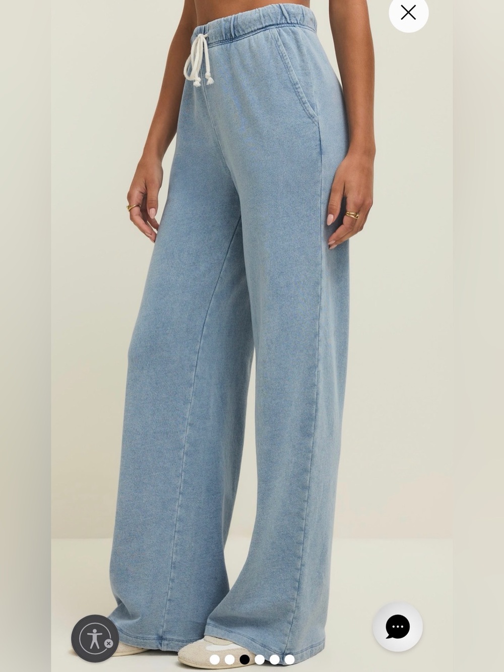 Z Supply Hunter Knit Denim Pant - Picture 3 of 7